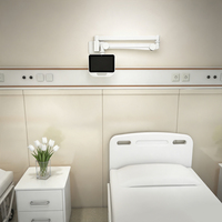 Nouveau support mural vertical pour tablette PC et moniteur médical, en alliage d'aluminium, 2-4 kg, 32 pouces, utilisation hospitalière, hauteur réglable