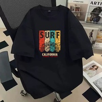 T-shirt Homme en Coton Pur à Manches Courtes Imprimé Lettres Respirant Coupe Ample Style Urbain Nouvelle Collection Été 2026 pour Ados