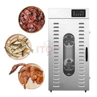 Machine de séchage de saucisses et de bacon domestique à vente rapide, 25 kg/fois, sécheuse alimentaire industrielle pour viande de bœuf séchée