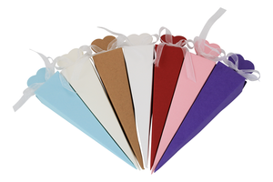 Scatola per Dolci a Forma di Carota Multicolore in Carta Artigianale con Nastro per Decorazioni di Feste di Compleanno e <span class=keywords><strong>Bomboniere</strong></span> - Product Image 4