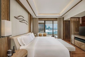 Lits d'hôtel doubles en bois de luxe pour hôtels SHIYI <span class=keywords><strong>InterContinental</strong></span> Resorts - Product Image 4