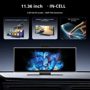 11.36inch xách tay không dây Carplay bảng điều khiển với Dash Cam camera cho <span class=keywords><strong>MP5</strong></span> Máy nghe nhạc USB 1 năm bảo hành - Product Image 5