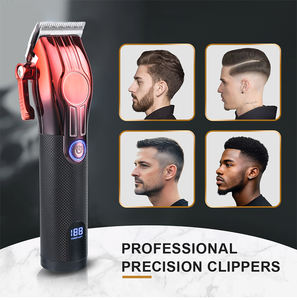 Máquina Cortapelos con Pantalla LCD, Nueva, para Barbería, Máquina de Corte de <span class=keywords><strong>Pelo</strong></span>, Marca Privada - Product Image 4