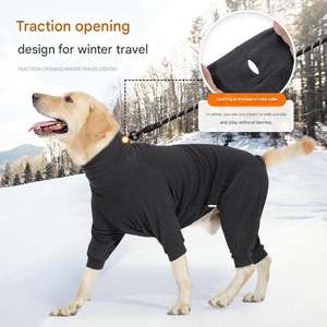 Casaco Ajustável para Cães de Médio a Grande Porte, Roupa de Inverno Quente para Animais de Estimação, Suéter Anti-Frio de Quatro Patas - Product Image 5