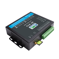 RTU/DTU Industrial 4G LTE para IoT con Alarma por SMS/Llamada, Salida de Relé de 4 Canales, Gateway Modbus MQTT para Monitoreo Remoto