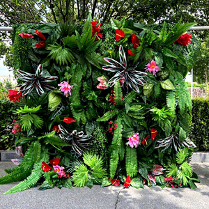 Decoración Floral y Vegetal para Bodas y Eventos, Rollo de Decoración Verde <span class=keywords><strong>Artificial</strong></span> de Alta Calidad, Fondo de Pared de Flores para Bodas - Product Image 1
