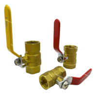 Vanne à boisseau sphérique MS en laiton DN15-DN100 haute pression forgée OEM en 1/4 ", 3/8", 1/2 ", 3/4", 1 tailles, pour raccords huile-gaz et eau