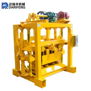 QTJ4-35 Ecological Profitable Siporex Brick Price Small Cheap manual concrete block moulding machine Maquina Bloquera Ponedora