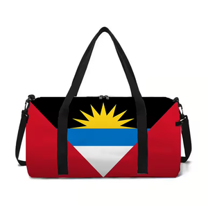 Custom Antigua Country Flag Duffel Bag Woman Men Travel Sports Duffel Gym Tote Bags Sports Gym Travel Bag