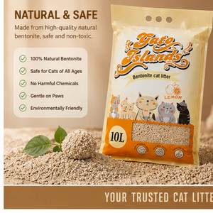 Litière pour chat à faible teneur en poussière, bentonite, forte agglomération, sable sanitaire, prix usine - Product Image 5