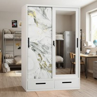 Armoire en acier robuste, placard métallique en acier laminé à froid de 0,6 à 1,2 mm pour chambre à coucher et mobilier de maison