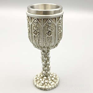 Tùy Chỉnh Halloween Đảng Trang Trí Thép Không Gỉ Rượu Vang Cup Vui Rượu Vang Cốc Thanh Nhựa Skeleton Cầm Tay Hộp Sọ Rượu Vang Cốc - Product Image 6