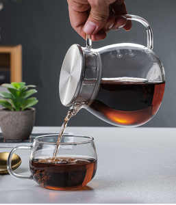 High Borosilicate Glass New Chinese Style Thickened <b>Tea</b> Infuser Household Filter Flower Electric Ceramic Stove <b>Tea</b> <b>Maker</b> 1L - Product Image 4