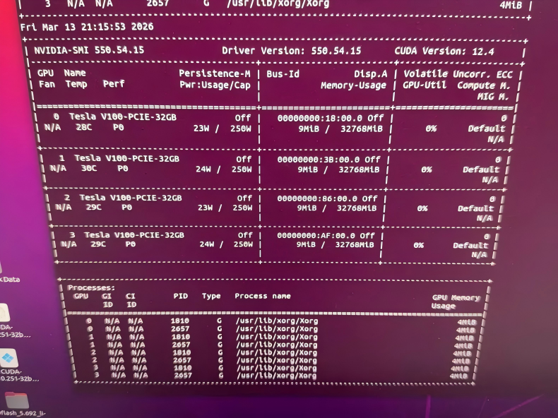 Used Tesla V100 32GB PCIe HBM2 Workstation GPU AI Deep Learning Professional Computing Display Adapter · image 2