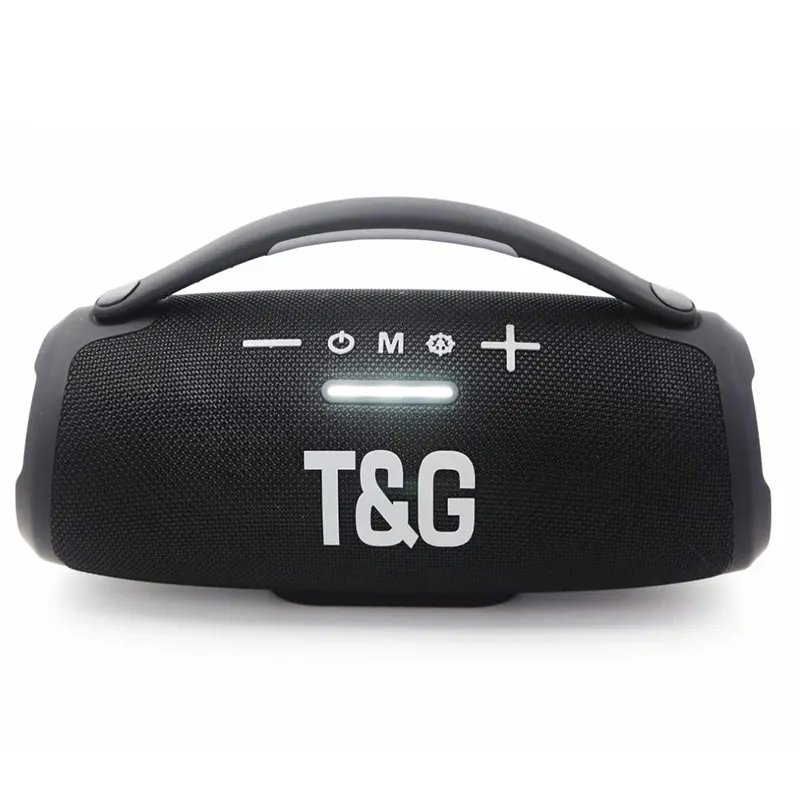 TG418 คู่ 3 นิ้วไร้สายบลูทูธเพลงไฮไฟเบส Boombox ผ้าลําโพง RGB LED สีสันสดใสลําโพงพกพากลางแจ้ง