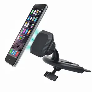 Magnetic Kendaraan CD Slot Gunung Dashboard Universal Cell Phone Holder Kompak Magnet Berdiri Ponsel Braket