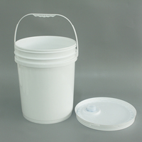 Offre Spéciale épaissie 1L-20L fûts en plastique seaux et barils lubrifiant joint d'huile avec poignée 12L 15L 18L 20L PP seau