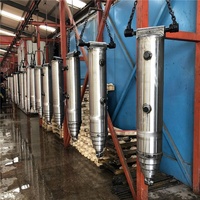 Crics hydrauliques télescopiques à 4 étages pour camions à benne