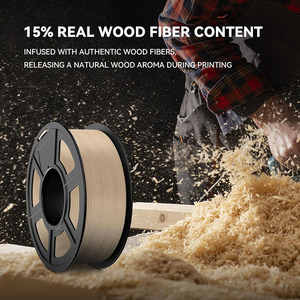 Filamento PLA PreFuture Wood de 1.75mm, 5 Rollos, Fibra de Madera Real, Filamento 3D para Impresoras FDM, 15% de Fibras de Madera, Materiales de Impresión 3D - Product Image 3