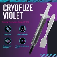 Pâte Thermique Nano Cryofuze CF14 14W/MK, Graisse Silicone Conductrice pour CPU GPU Ordinateur Portable – En Stock Chine Continentale