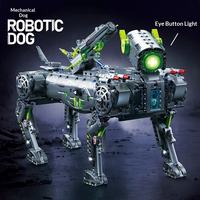Robot Perro Mecánico Armado 89141, Plástico ABS, Escala 1:8, Bloques de Construcción Modernos Compatibles, Modelo de Juguete Educativo para Edades de 8 a 13 Años