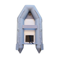 Kayak Plegable de Alta Calidad, Bote de Pesca Individual, Kayak Inflable de Remo, Bote de PVC Estable para Pesca