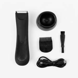 Máquina <span class=keywords><strong>de</strong></span> <span class=keywords><strong>Afeitar</strong></span> Profesional con Cuchilla <span class=keywords><strong>de</strong></span> Cerámica para Zonas Íntimas Femeninas y Axilas, con Luz LED, Recargable, Impermeable, Recortadora <span class=keywords><strong>de</strong></span> Vello Corporal para Hombres - Product Image 5