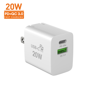<span class=keywords><strong>Chargeur</strong></span> électrique intelligent PD 20W, <span class=keywords><strong>chargeur</strong></span> rapide pour téléphone portable, charge rapide avec technologie Type-C pour <span class=keywords><strong>prise</strong></span> standard américaine - Product Image 6