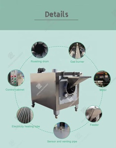 Chaude populaire prix bas en acier inoxydable multifonctionnel grain citrouille graines d'orge machine à rôtir. - Product Image 2