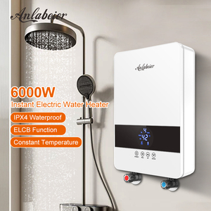 Chauffe-eau électrique thermostatique intelligent Anlabeier XD60, chauffage instantané, 220V, 6kW, sans réservoir, multi-points, pour douche - Product Image 5