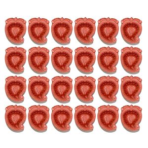 Elegantes Lámparas de Barro Hechas a Mano, Paquete de 24, Lámparas Decorativas de Arcilla para Diwali, Decoración de Entrada, Estilismo de Eventos - Product Image 1