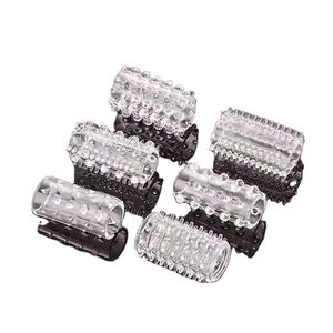 Penis Extender Sleeve Wieder verwendbare Kondome Silikon Eichel Abdeckung Spike Dick Vergrößerung Cock Ring Erektion Erotische Sexspielzeug für Männer - Product Image 2