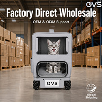 Poussette électrique pour animaux de compagnie OVS Stable, détachable, sécurisée, innovante, polyvalente, 3-en-1