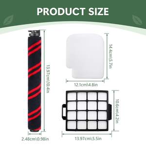 Vendite calde per squalo <span class=keywords><strong>DuoClean</strong></span> PowerFins verticale vuoto AZ3002, AZ3000, AZ3000W 2 filtri 4 filtri in schiuma e 1 rotolo di spazzola - Product Image 5