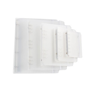 <span class=keywords><strong>Pp</strong></span> nhựa chất kết dính vòng Clip tái sử dụng đa chức năng tổ chức cho A4/A5/A6/A7/B5 Kích thước thư mục tập tin - Product Image 1