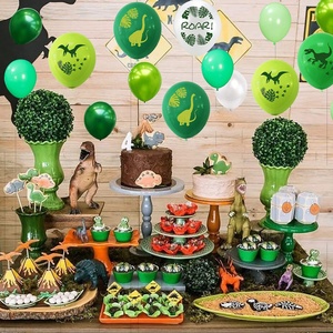 DAMAI <span class=keywords><strong>dinosaure</strong></span> thème fête d'anniversaire décorations garçon vert forêt Latex <span class=keywords><strong>ballon</strong></span> arc fête d'anniversaire décoration fournitures - Product Image 3