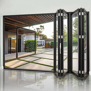 Portes pliantes étanches pour villa, système de portes pliantes en aluminium pour patio extérieur, cloison pliante en verre <span class=keywords><strong>accordéon</strong></span> - Product Image 2