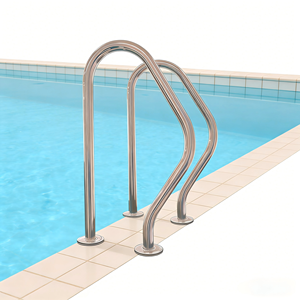 Main courante en acier inoxydable HUAXI 304/316 de haute qualité, argentée, antidérapante, facile à installer pour escaliers de <span class=keywords><strong>piscine</strong></span> et échelles de <span class=keywords><strong>piscine</strong></span> – Excellente qualité - Product Image 3