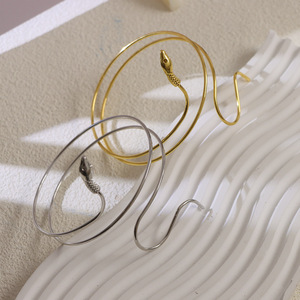 Brazalete de Aleación de Zinc Ajustable con Diseño Europeo para Mujer, Joyería de Moda - Product Image 2