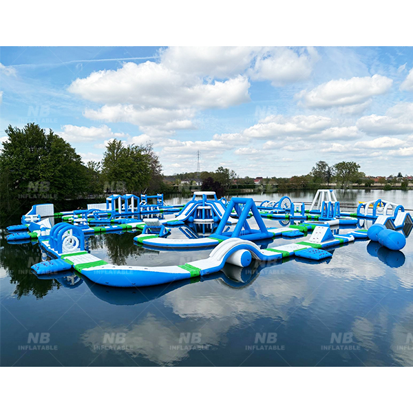 Floating Obstacle Course Ultimate Water Park Fun