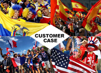 Drapeau National Personnalisé avec Œillets en Laiton, Livraison Rapide, 3x5 pieds, 100% Polyester, Drapeau Unilatéral pour Utilisation Intérieure et Extérieure
