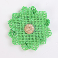 Bunte Natürliche Jute-Blumen Sortierte Handgemachte Rustikale Jute-Rosen für Hochzeitsdekoration und Blumenhandwerk
