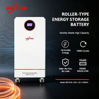 Batterie LiFePO4 200/400Ah 5-20kW pour stockage d'énergie solaire, 2026 Ubetter Indonésie, pour usage résidentiel, hors réseau/hybride, IP65 CAN