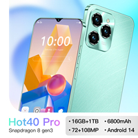 5G Gaming-Smartphone 16GB RAM 1TB Speicher 6,8 Zoll HD OLED-Display 108MP Kamera Akku Android 14 Dual-SIM-Smartphone
