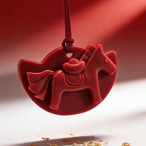 JYNB Horse Shape Aromatherapy Pendant <b>Car</b> Freshener Long Lasting Fragrance Odor Eliminator Essential Oil <b>Diffuser</b> Tablet - Product Image 4