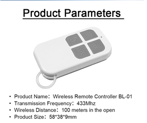 Intelligent 433Mhz <strong>Wireless</strong> <strong>Remote</strong> <strong>Controller</strong> for Home Alarm System Accessory Detector &amp; Alarm New Technology <strong>Remote</strong> <strong>Controls</strong> - Product Image 4