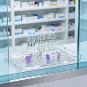 3ml 5ml 7ml 10ml 15ml 20ml 30ml Empty Clear Medical Glass <b>Bottle</b> Chemistry <b>Bottle</b> Health Care Cosmetic With Rubber <b>Stopper</b> - Product Image 6