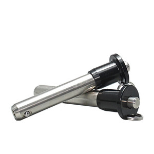 Goupilles de sécurité en aluminium à fixation rapide, goupilles à bouton à dégagement rapide en acier inoxydable, goupilles à bille avec anneau - Product Image 5