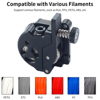 Kit Ekstruder Logam yang Ditingkatkan untuk Printer 3D Creality K1/K1C/K1 MAX Tanpa Motor dan dengan Motor untuk Printer 3D