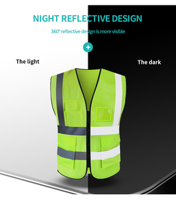 HCSP Áo Gi Lê Phản Quang Tiêu Chuẩn CE <span class=keywords><strong>EN471</strong></span> Khả Năng Hiển Thị Cao Màu Cam Fluo An Toàn - Product Image 5